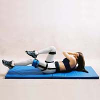 Alternating crunches finish position